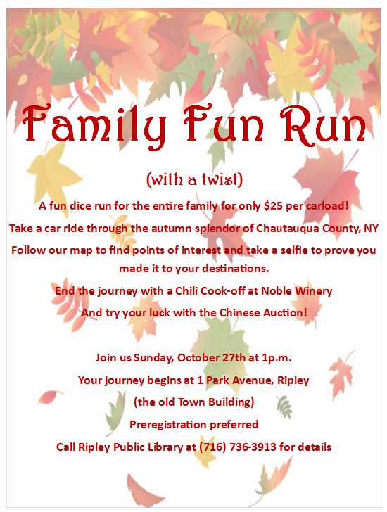 Flier for Fun Run