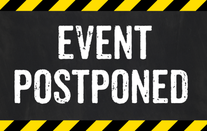 event postponed